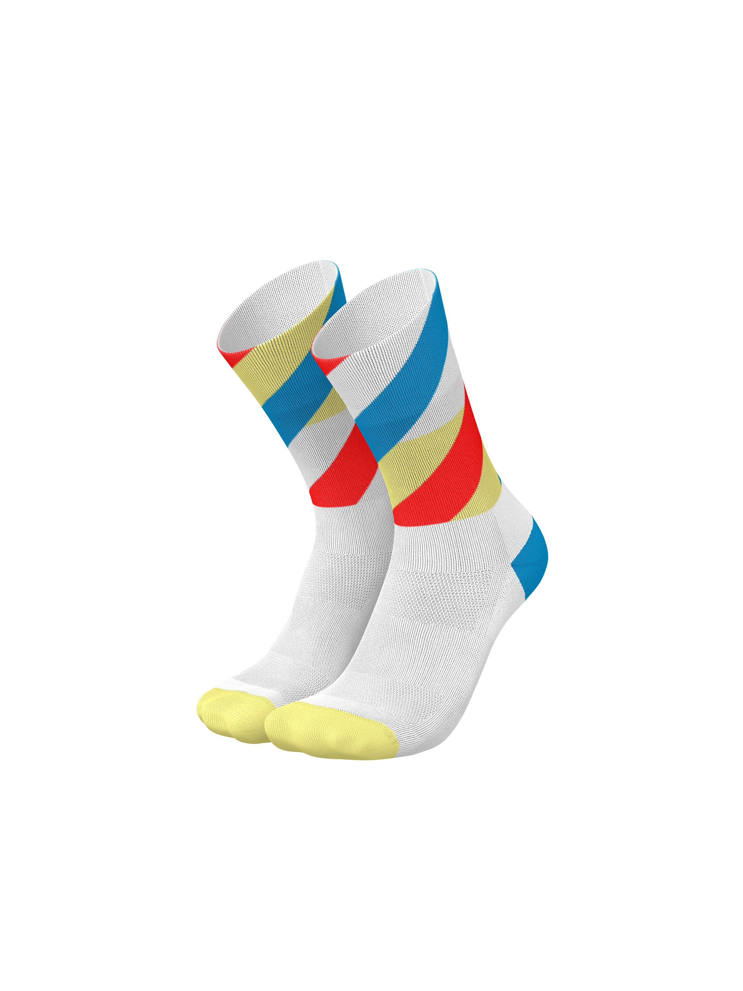 INCYLENCE Athletic Socks 'LOOPS' in White: front