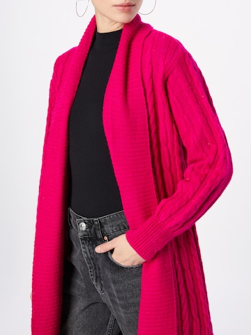 River Island Knit Cardigan 'CABLE' in Pink