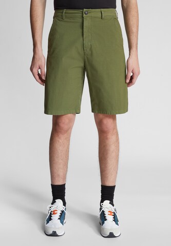 North Sails Loose fit Pants in Green: front