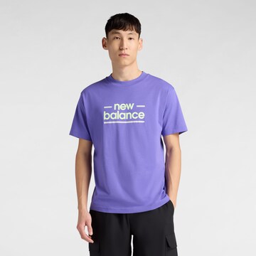 new balance Shirt in Purple: front