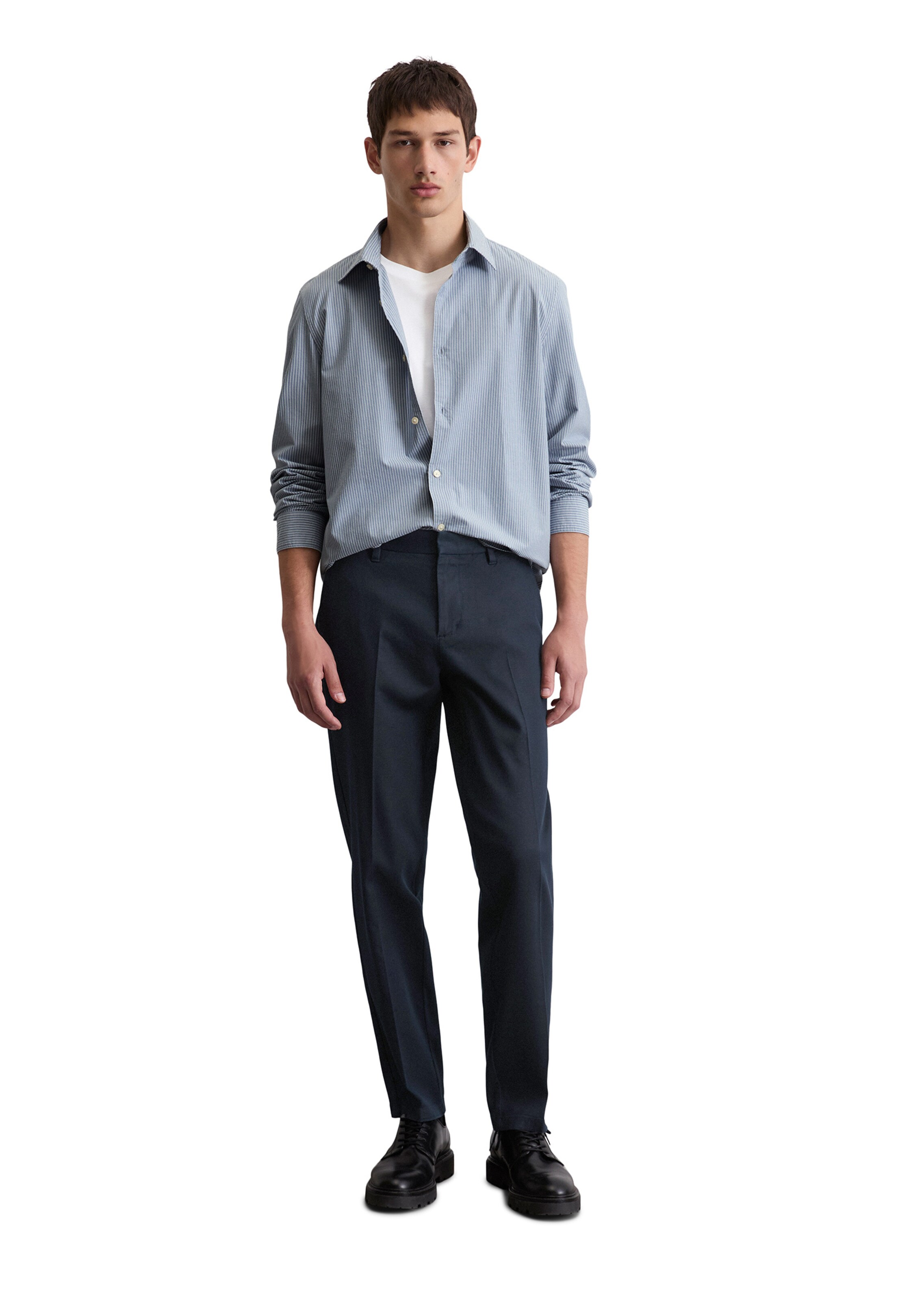 Marc O'Polo Regular fit Button Up Shirt in Blue