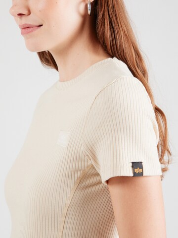 ALPHA INDUSTRIES T-Shirt 'X-Fit' in Weiß