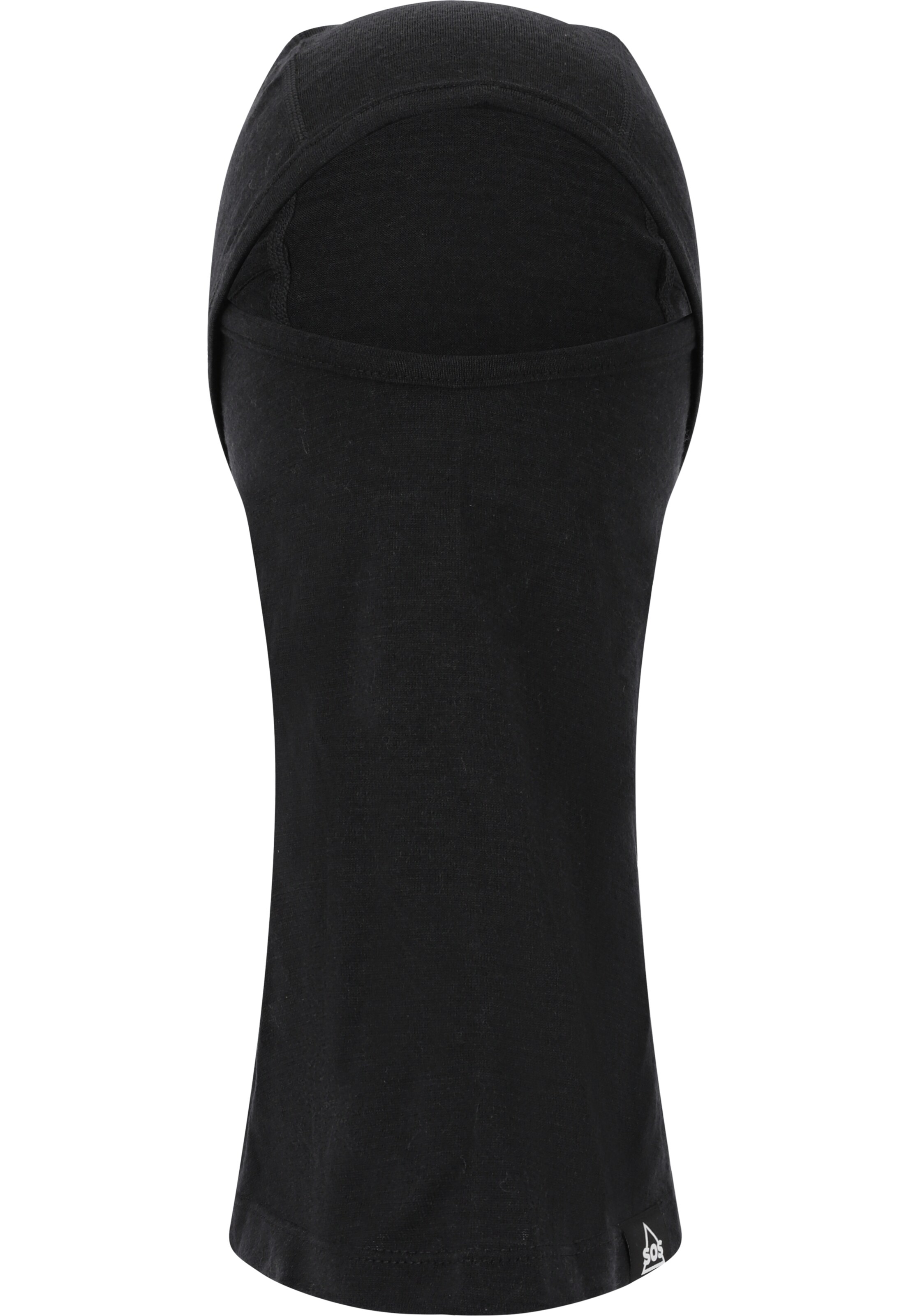 SOS Beanie 'Treble Cone' in Black, Item view