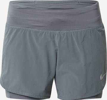 NIKE Workout Pants 'Eclipse' in Grey: front