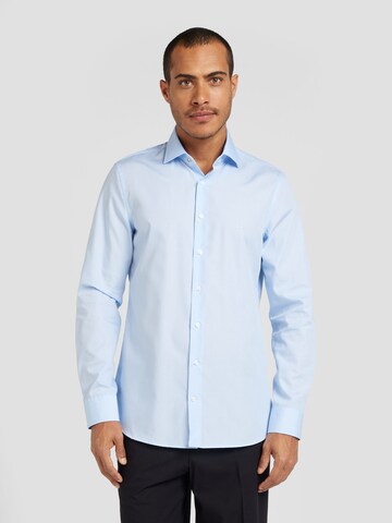 Coupe regular Chemise Michael Kors en bleu : devant