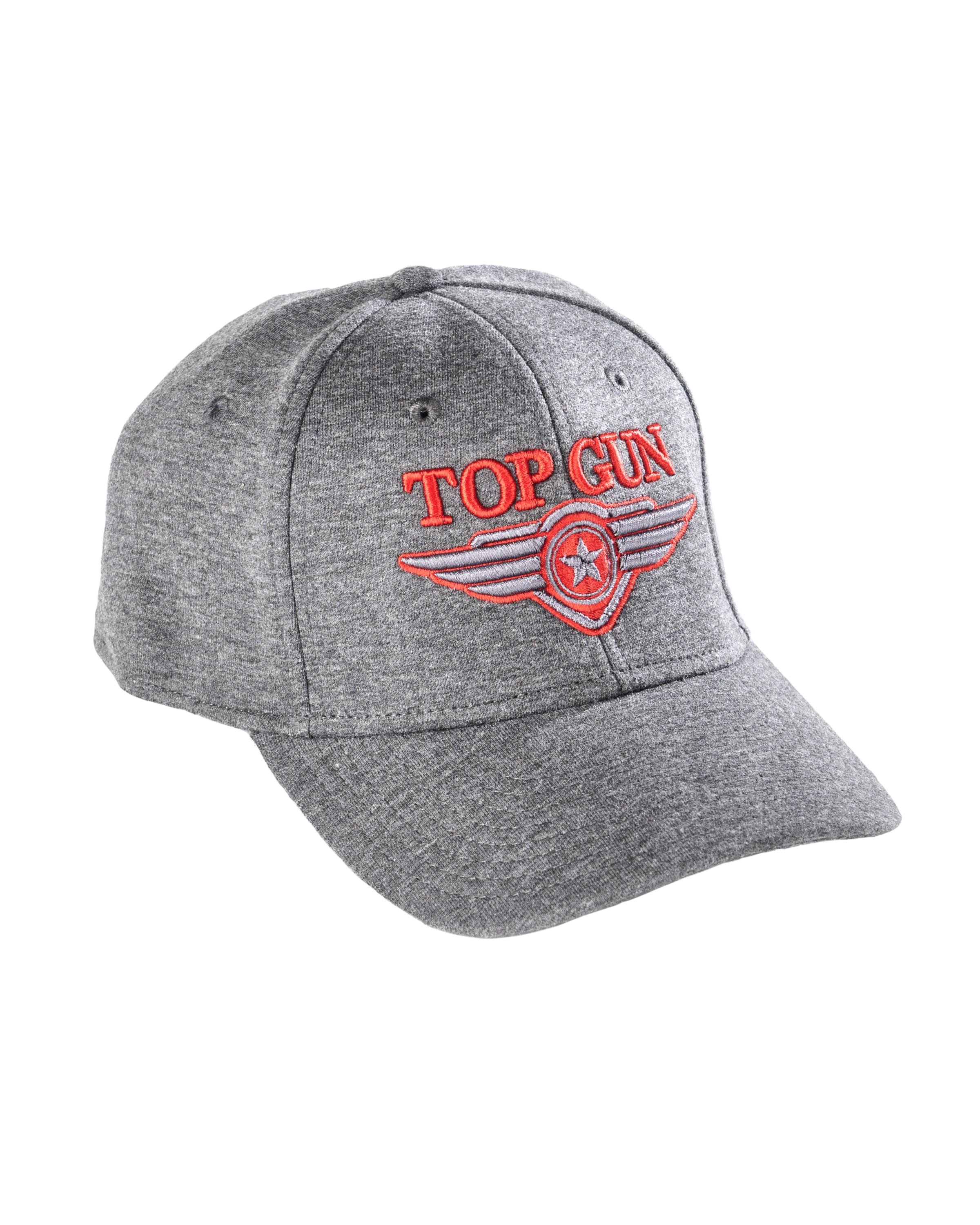 TOP GUN Cap in Grau: Vorderseite