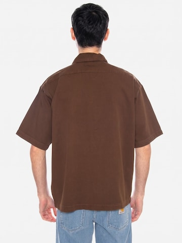 DICKIES Comfort Fit Skjorte '247 GD Work Shirt SS Brown' i brun