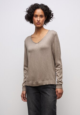 STREET ONE Sweater in Brown: front