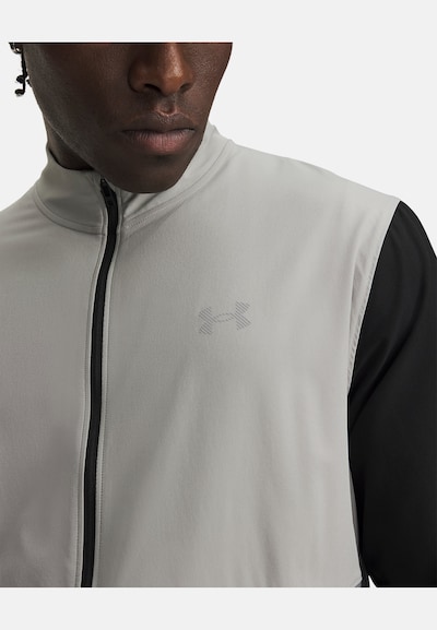 UNDER ARMOUR Sports jacket 'UA Velociti' in L in Grey / Light grey / Black, Item view