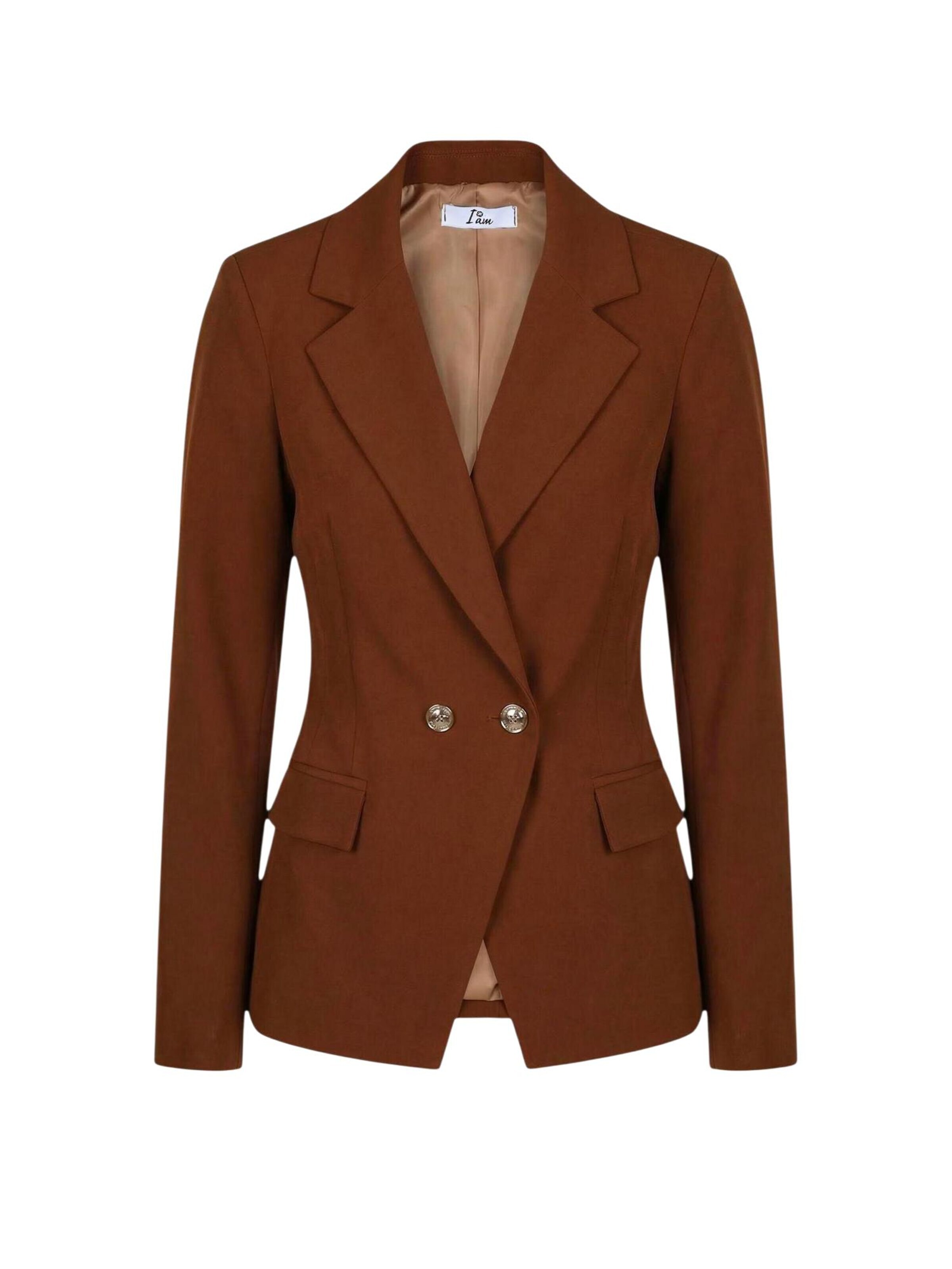 Blazer 'Blazer Bottoni Oro PE26198' I AM en marron : devant