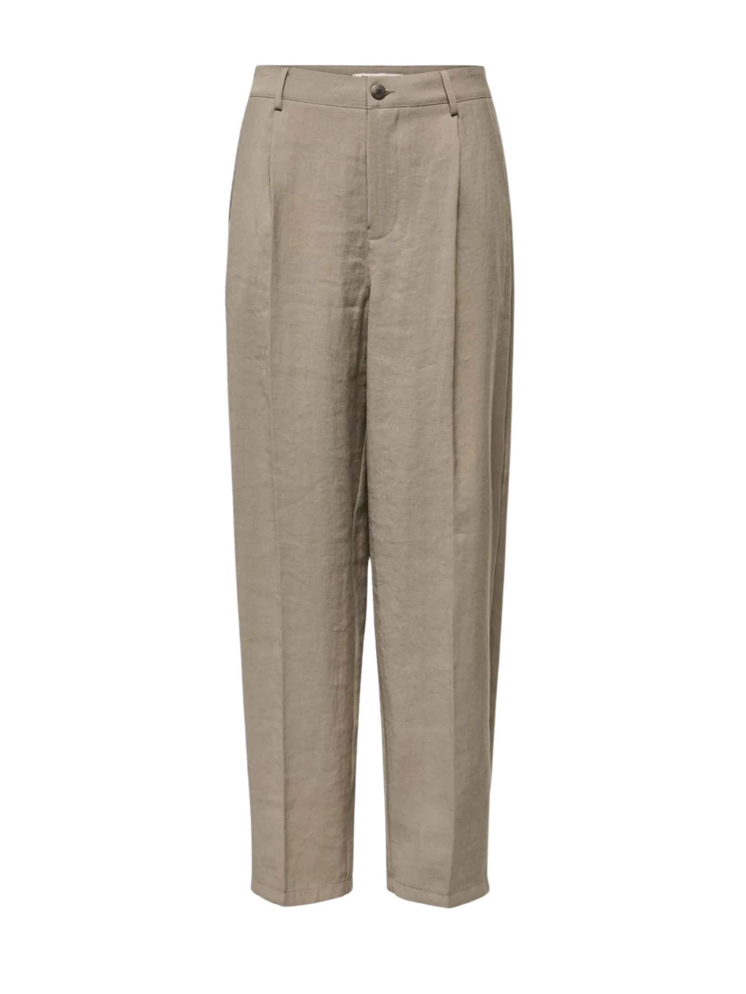 Barrel Pantaloni 'ONLRINIA LIFE HW BARRIEL PANTALONE' di ONLY in beige: frontale