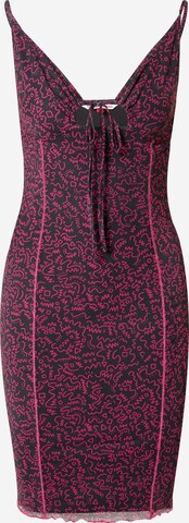 Tommy Jeans - Vestido em rosa: frente