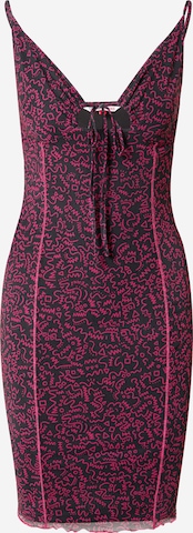 Tommy Jeans Obleka | roza barva: sprednja stran