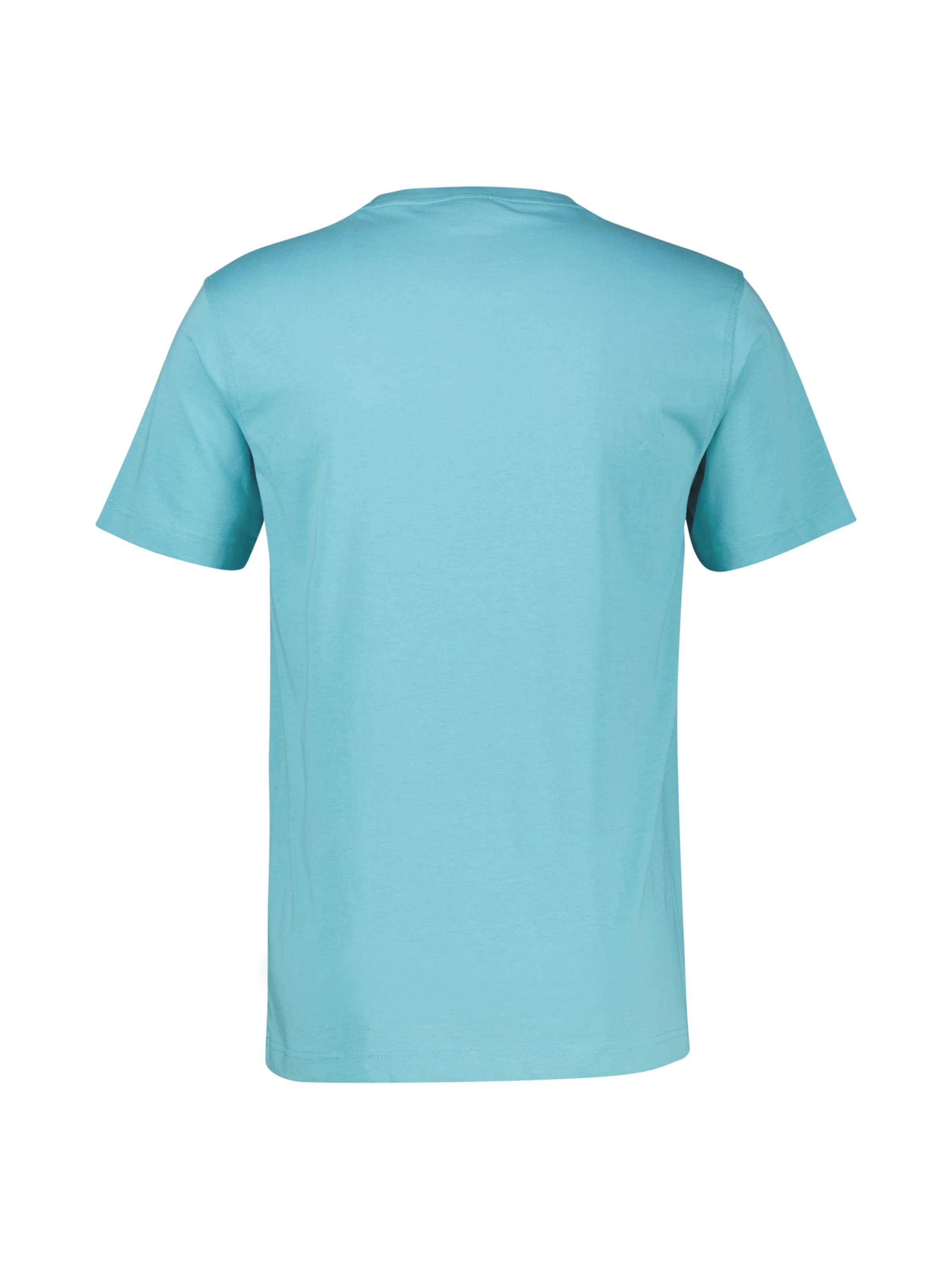 LERROS Klassisches T-Shirt aus reiner Baumwolle mit Rundkragen in Blau