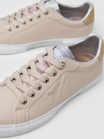 Pepe Jeans - Zapatillas deportivas bajas 'Kenton Flag' en rosa