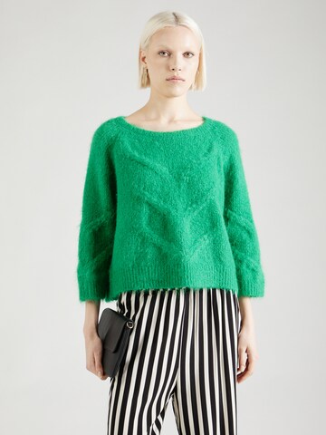 Lollys Laundry Sweater 'Tortuga' in Green: front