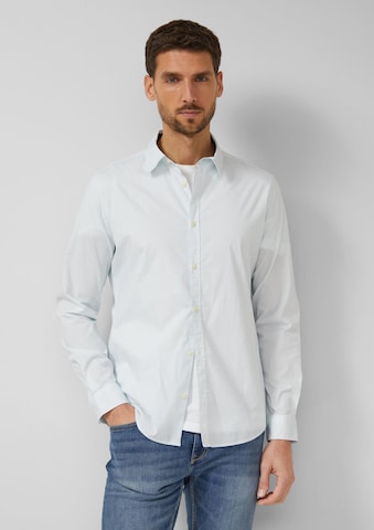 Coupe slim Chemise s.Oliver en blanc : devant