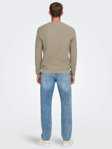 Only & Sons Pullover i beige