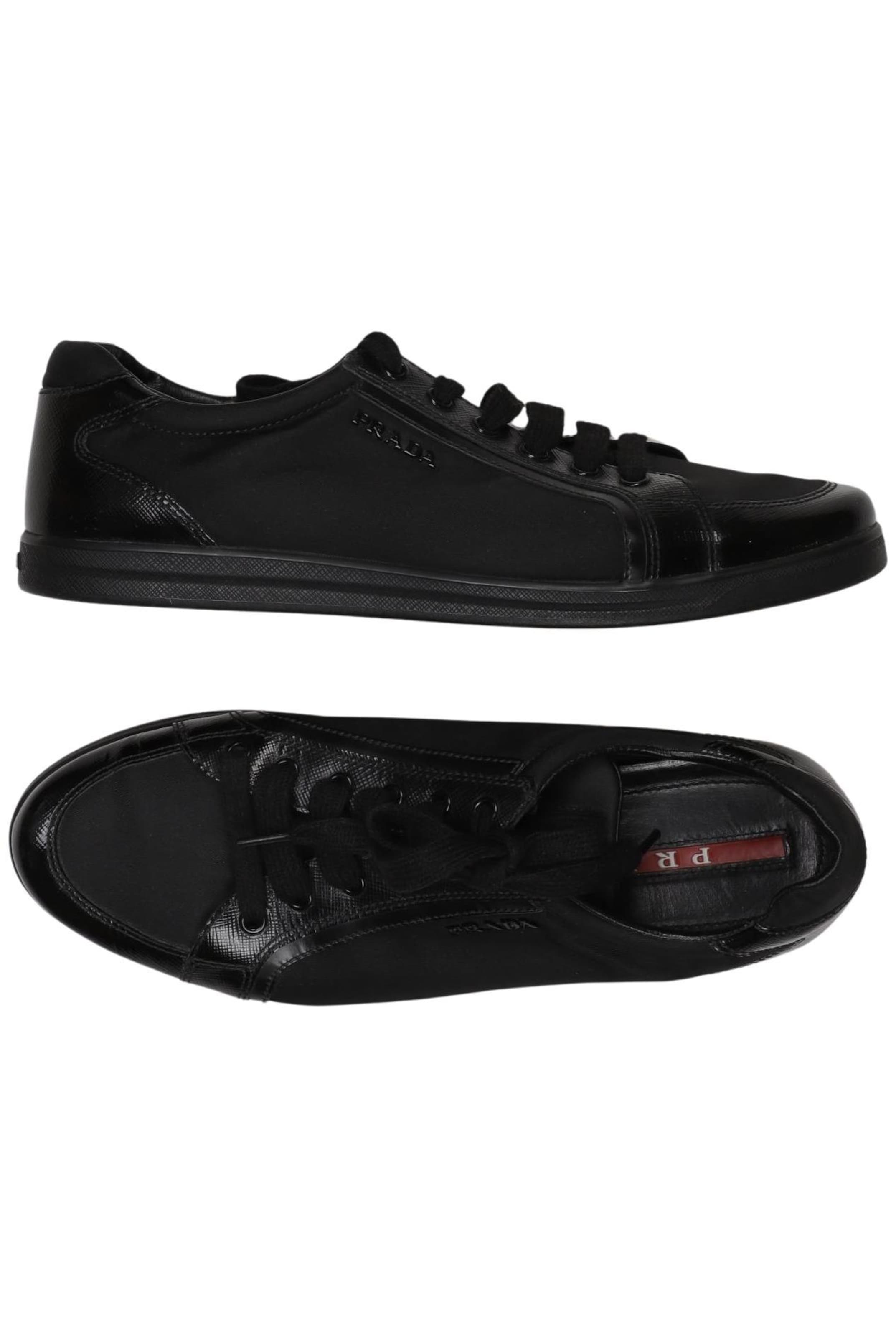 PRADA Sneaker 37 in Schwarz: Vorderseite