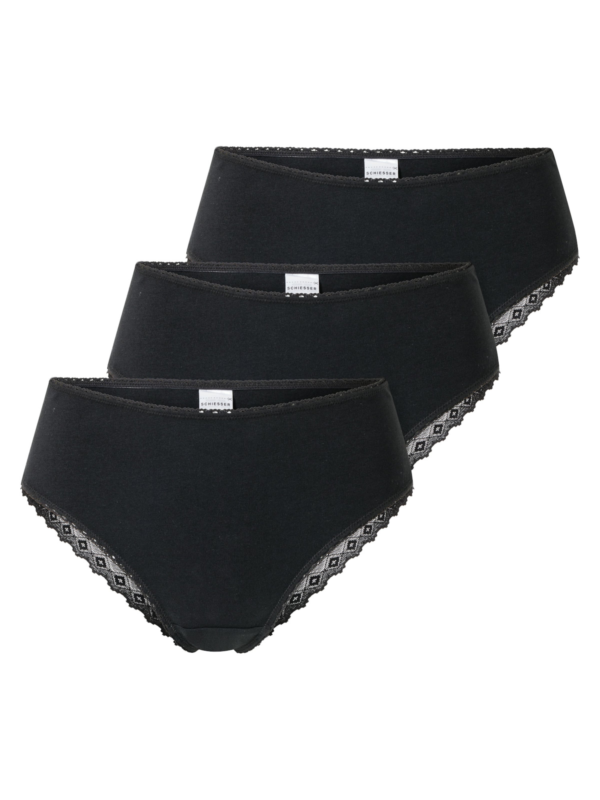 SCHIESSER Slip 'Modern Multipacks' in Schwarz: Vorderseite