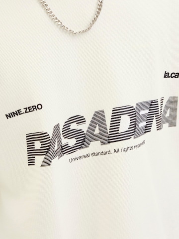 Sweat-shirt 'JCOHorizon' JACK & JONES en blanc