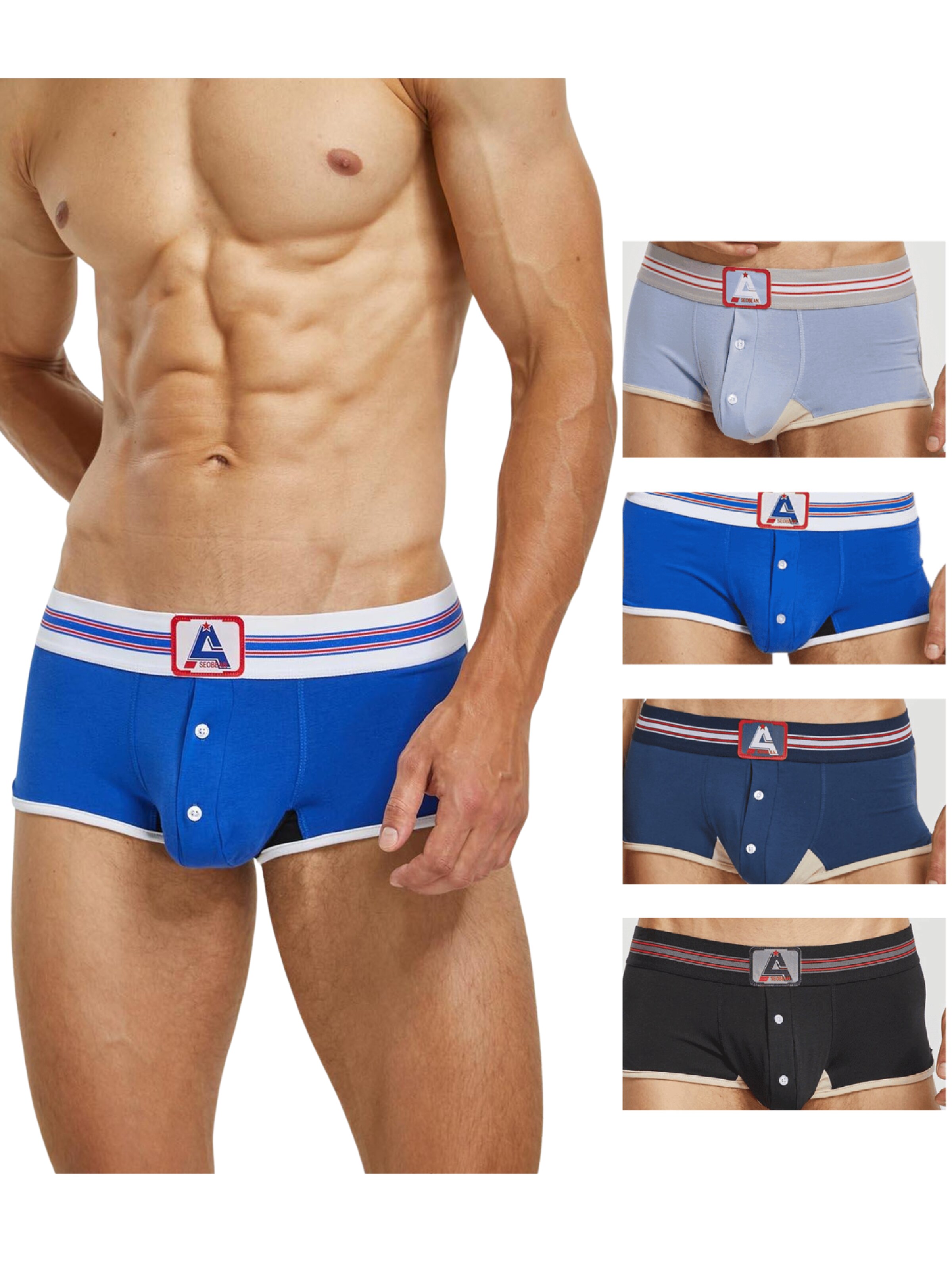 SEOBEAN Boxer shorts in Mixed colors: front