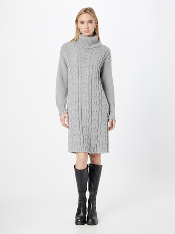 UNITED COLORS OF BENETTON Knit dress in Grey: front