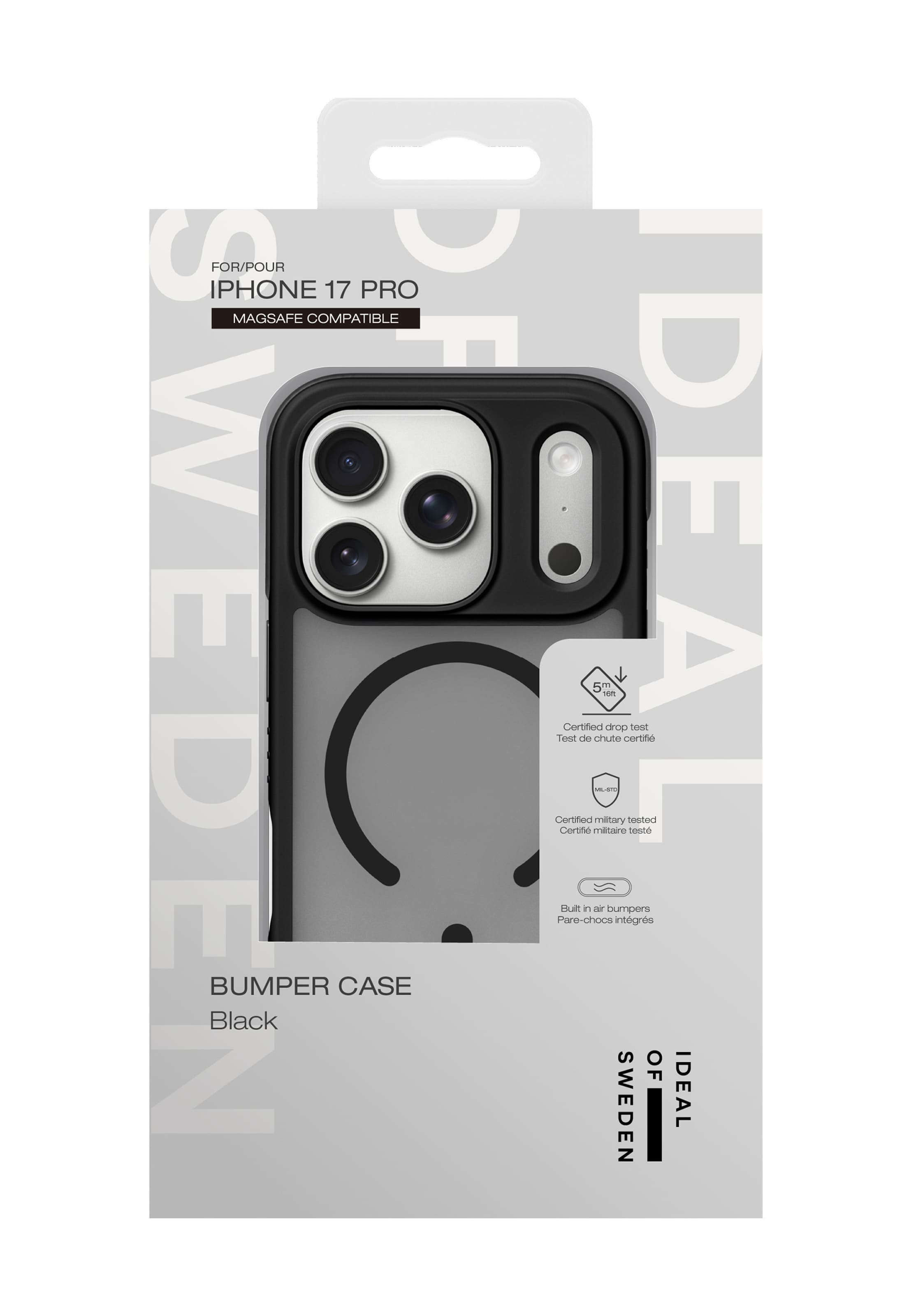 Protection pour smartphone iDeal of Sweden en noir