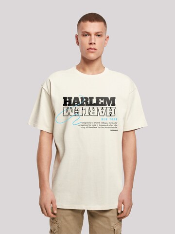 F4NT4STIC Shirt 'Harlem' in Beige: voorkant