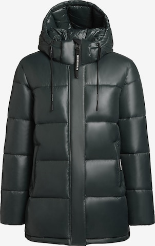 khujo Winterjacke 'Word3' in Grün: Vorderseite