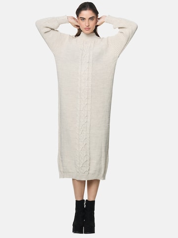 Robes en maille Elara en beige