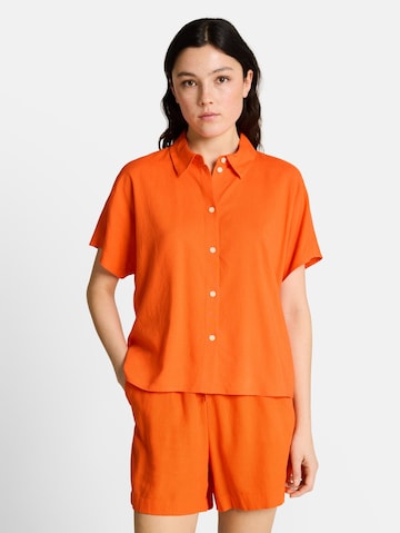 TOM TAILOR DENIM Blouse in Oranje: voorkant