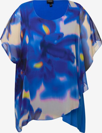 Ulla Popken Shirt in Blauw: voorkant