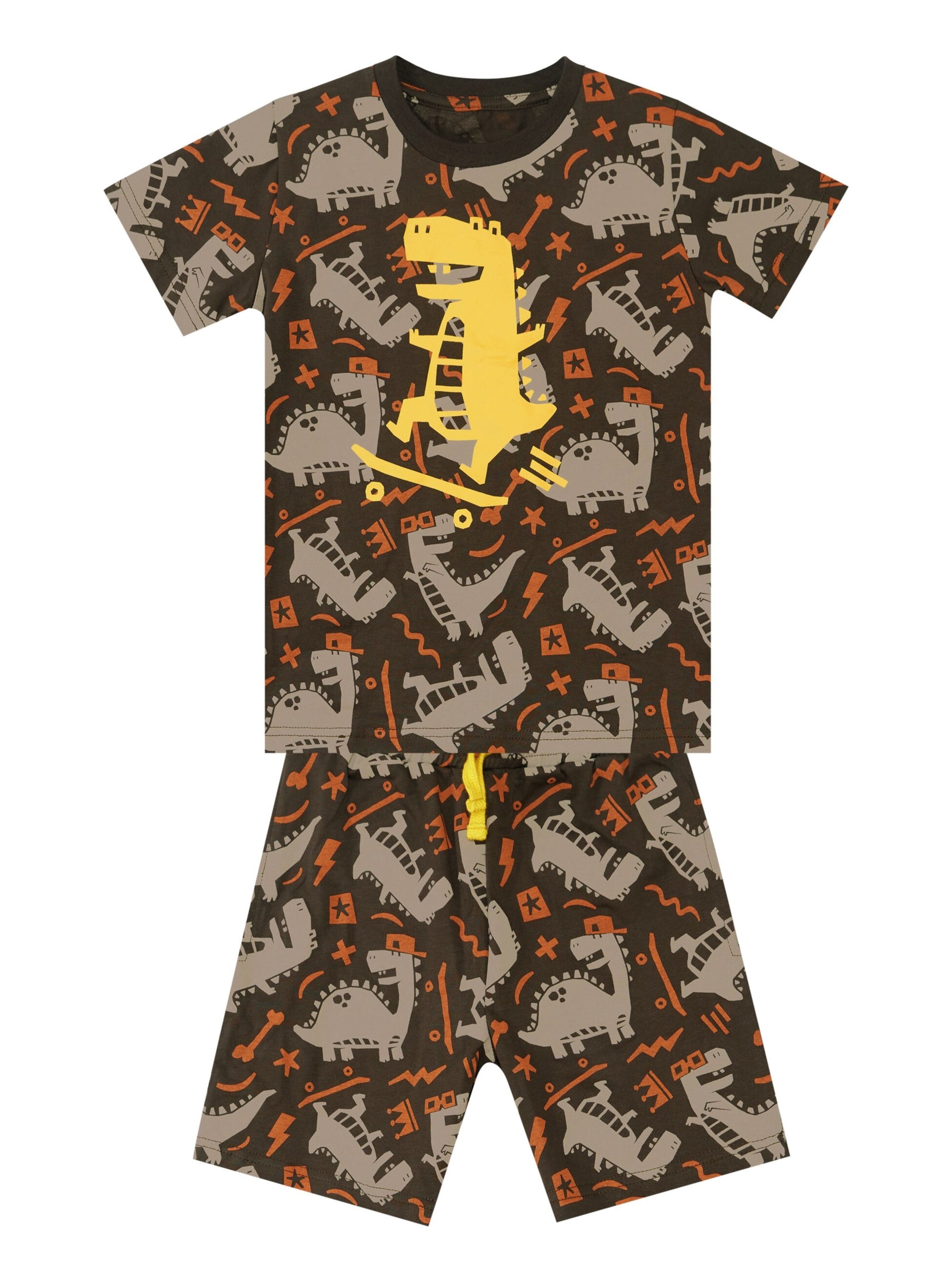 Denokids Set in Braun: Vorderseite