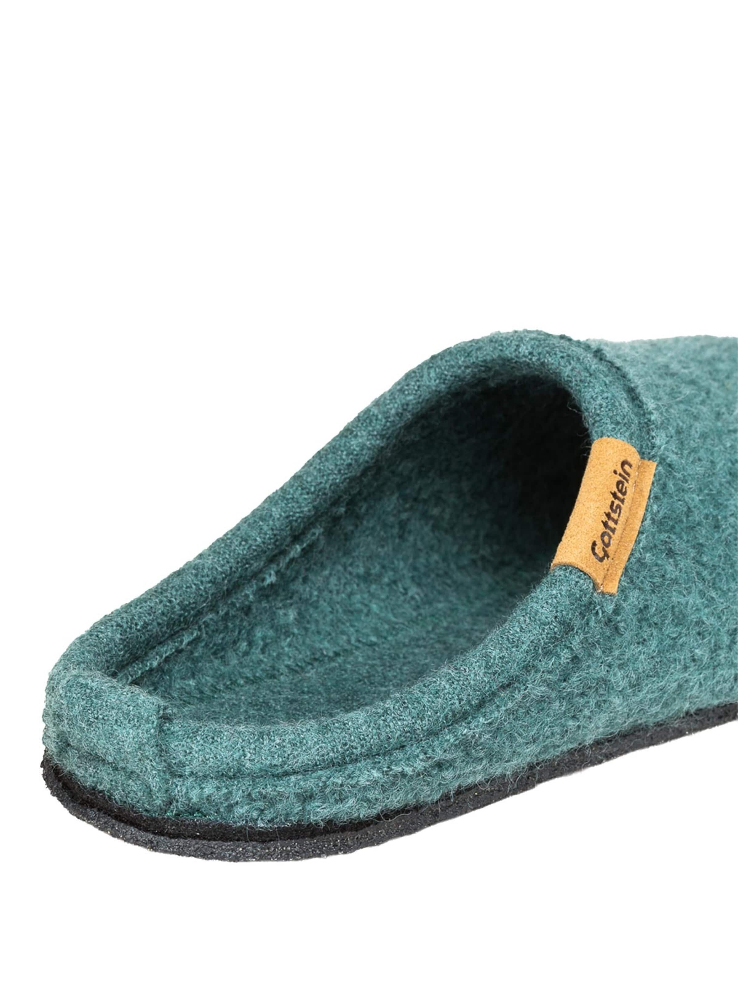 Gottstein Slippers 'Alpine Light' in Green