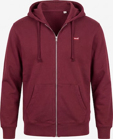 Veste de survêtement 'THE ORIGINAL' LEVI'S ® en rouge : devant
