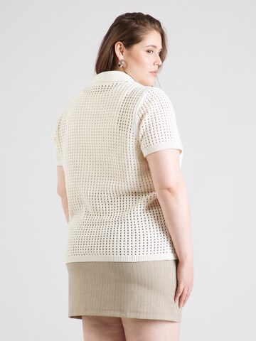 ONLY Carmakoma - Jersey 'CARANNASOFIA' en beige
