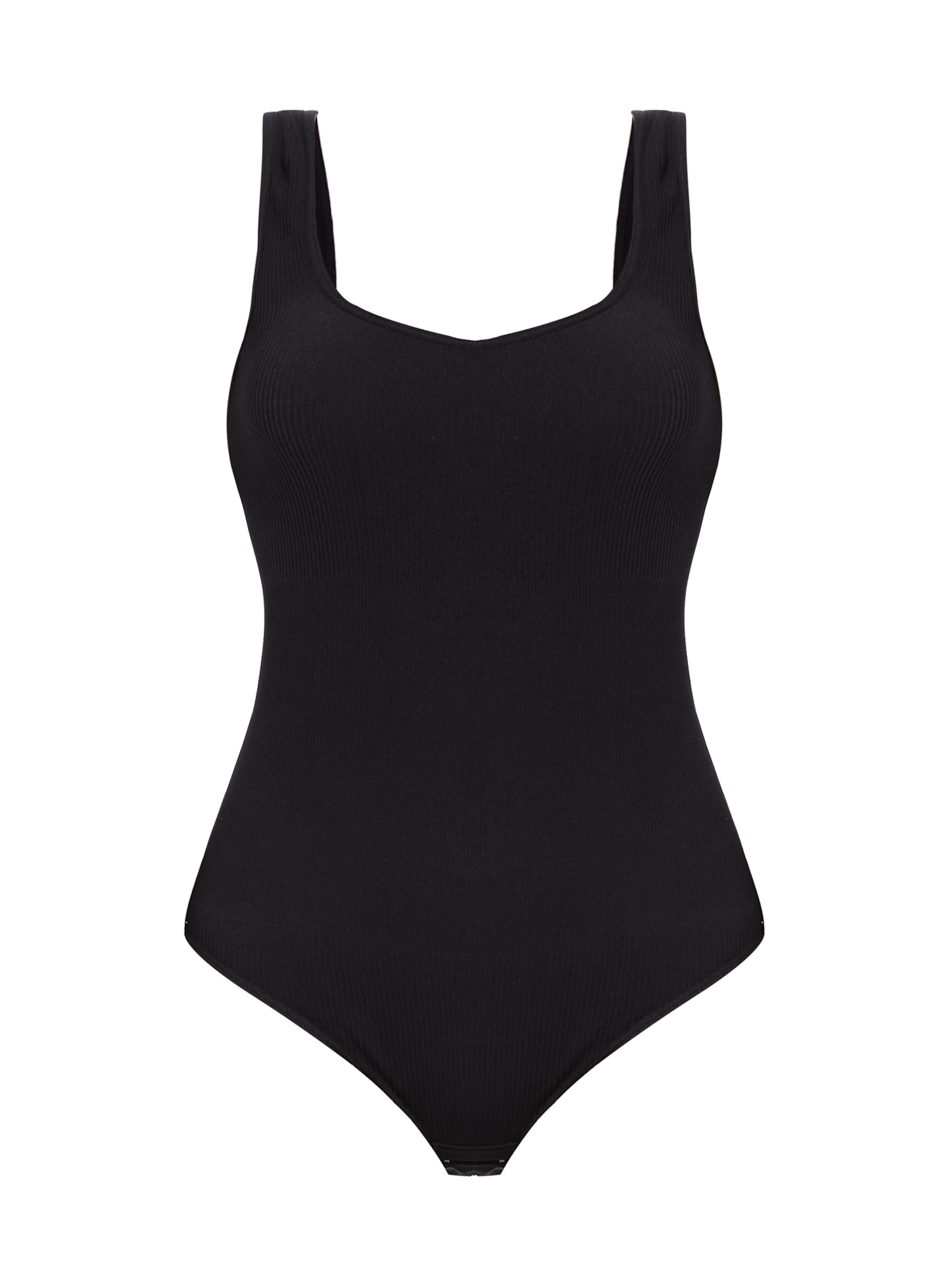 MEETWEE Shapingbody in Zwart: voorkant