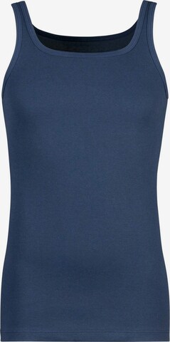 HUBER Undershirt ' Cotton Fine Rib ' in Blue: front