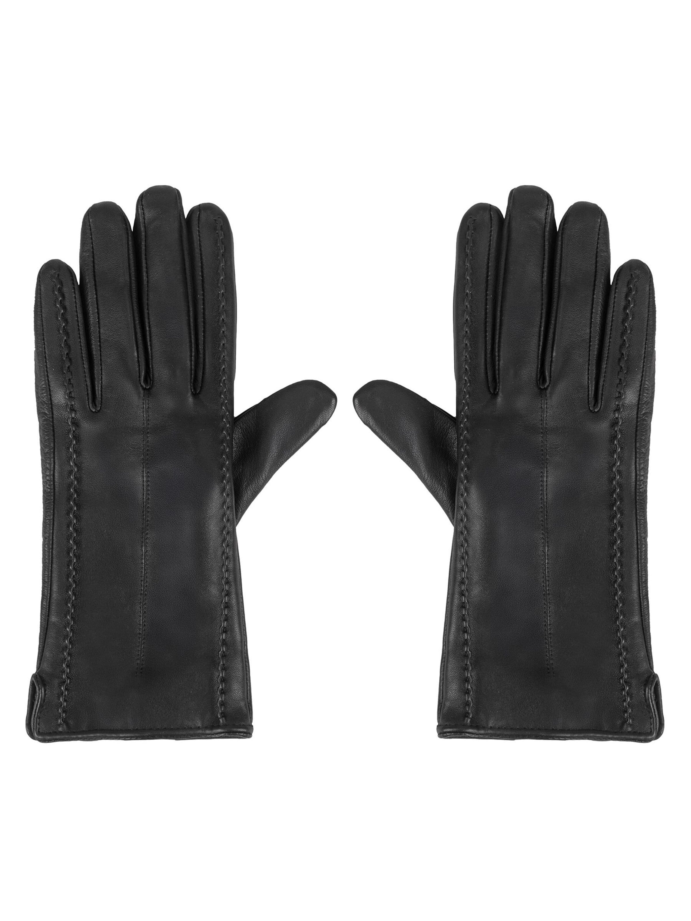 Vivisence Fingerhandschuhe '7209'‌‌‌‌ in Schwarz: Vorderseite