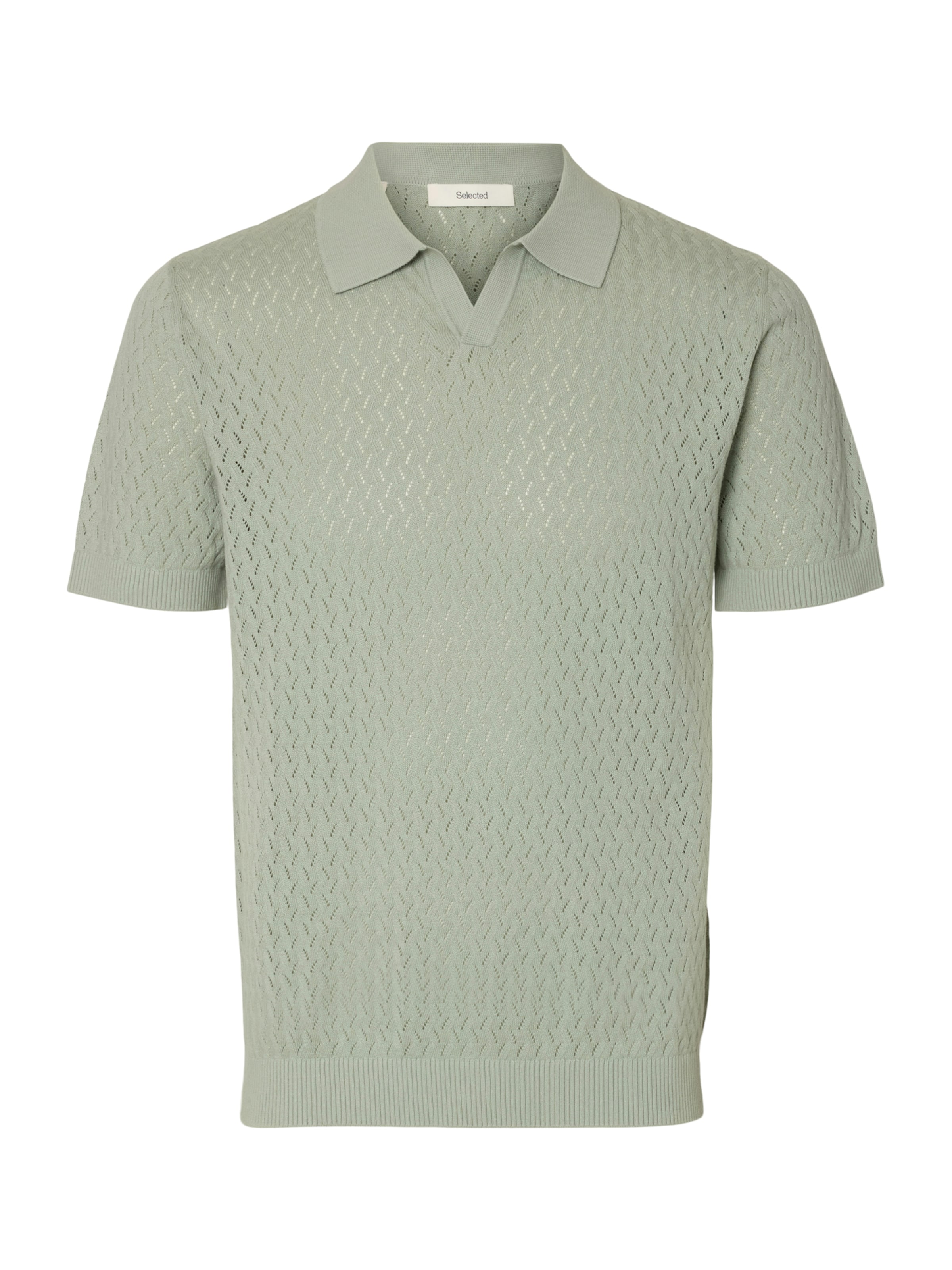 SELECTED Pullover 'SLHLINO' in Grau: Vorderseite