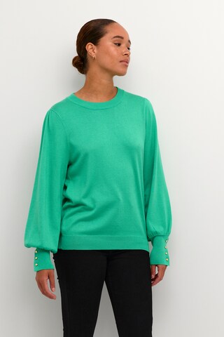 Pull-over 'Izza' Kaffe en vert : devant