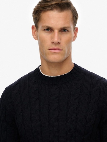 Superdry Pullover 'Jacob Cable'‌ in Blau