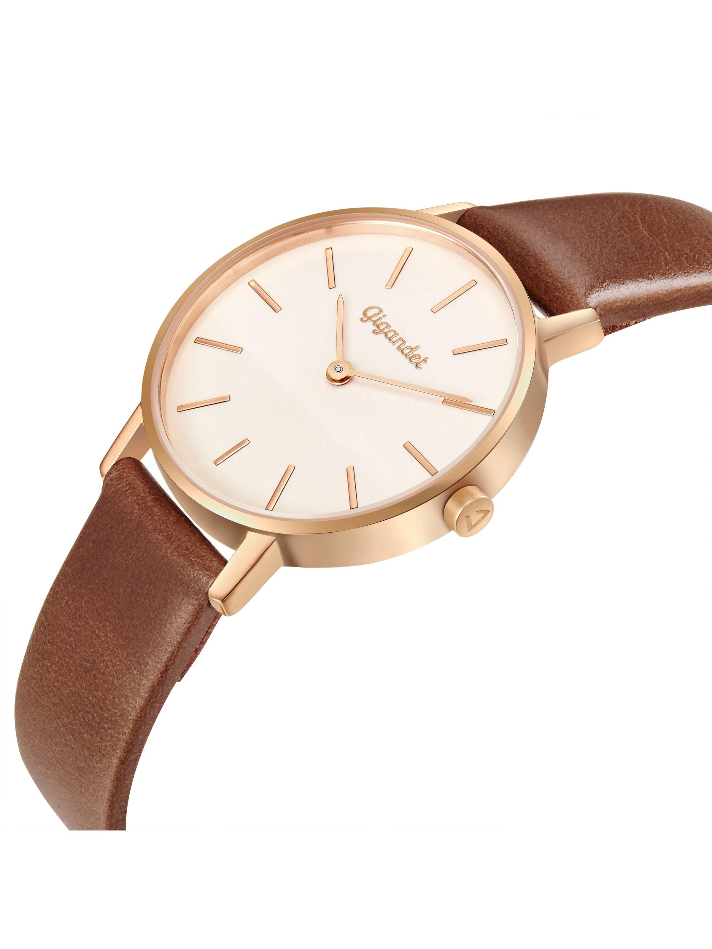 Gigandet Analog Watch 'MINIMALISM' in Gold
