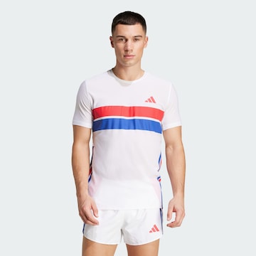 T-Shirt fonctionnel ADIDAS PERFORMANCE en blanc : devant