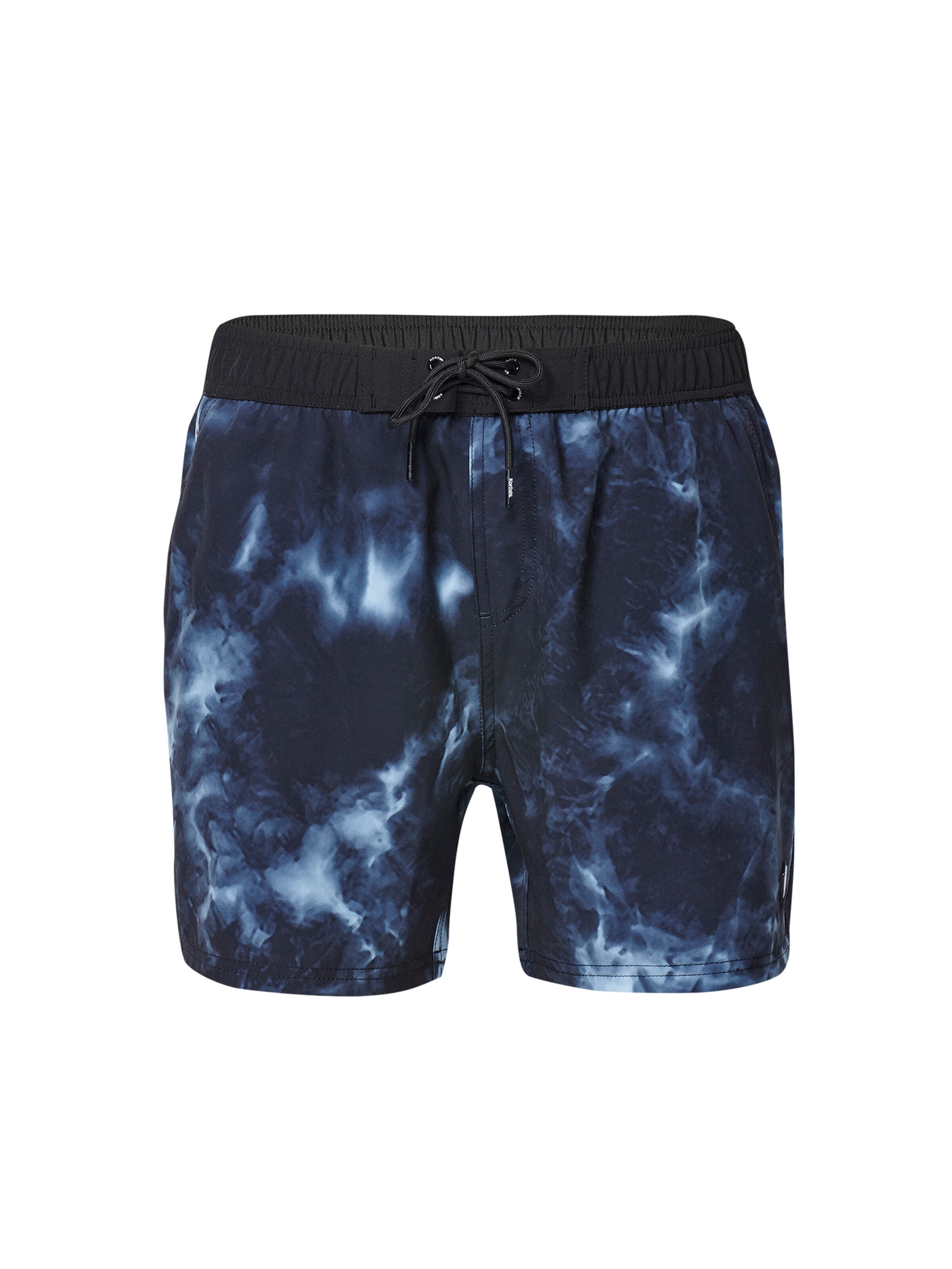 KOROSHI Board Shorts in Black: front