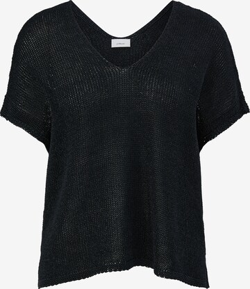 Pull-over s.Oliver BLACK LABEL en noir : devant