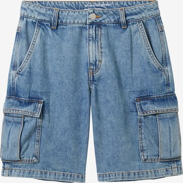 TOM TAILOR Loosefit Shorts in Blau: predná strana