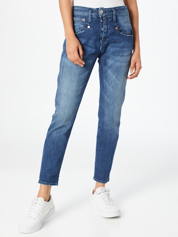 Herrlicher Slimfit Jeans 'Shyra' in Blauw: voorkant