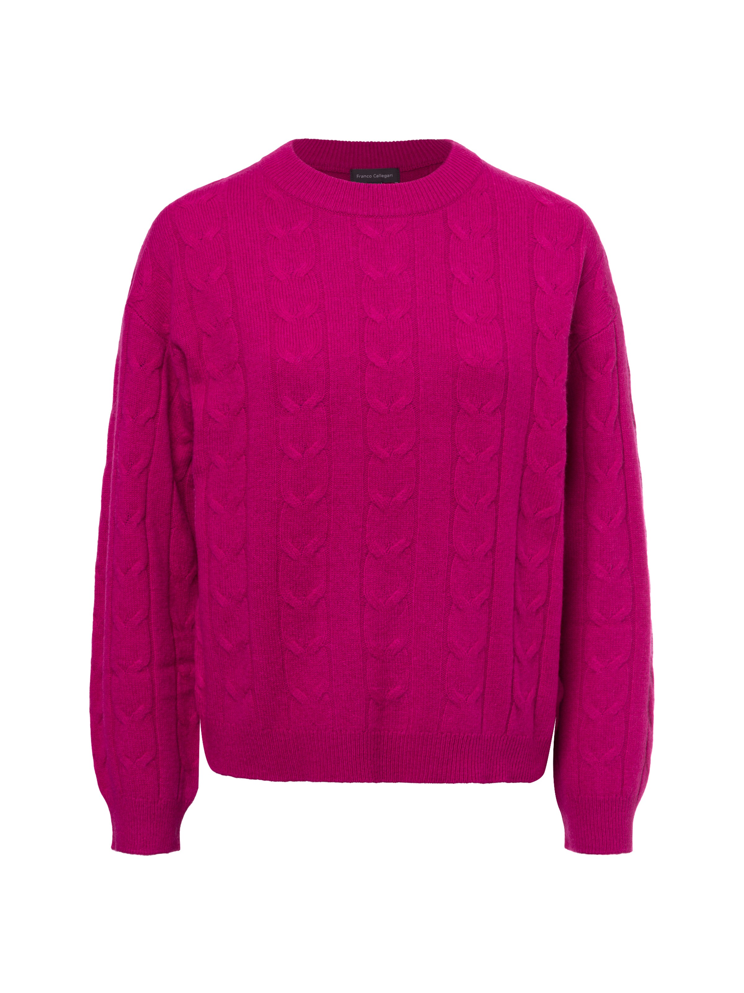 Pull-over Franco Callegari en rose : devant